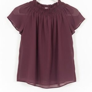 Elegant Plum Women's Top